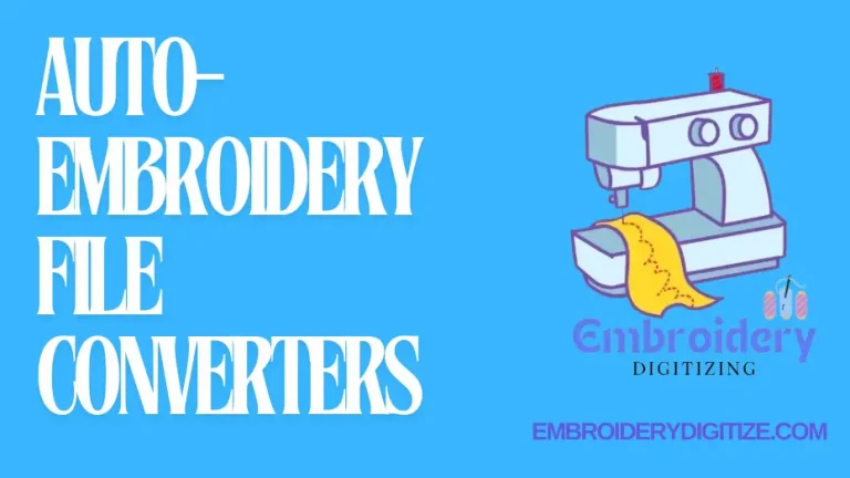 Auto-Embroidery File Converters