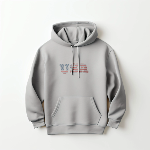 USA Text with American Flag Texture Embroidery File – Instant Download for Machine Embroidery - Image 4